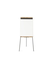 PIZARRA BL.ROCADA TRIPODE LACADA MAG BRAZO EXTENSI ROBLE 69X99CM