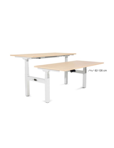 MESA ROCADA DOBLE REG. ALTURA ELECTRICAMENTE 180X163 CM REG.BL./ HAYA MESA ROCADA DOBLE REG. ALTURA ELECTRICAMENTE 180X163 CM REG.BL./ HAYA