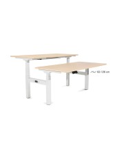 MESA ROCADA DOBLE REG. ALTURA ELECTRICAMENTE 160X163 CM REG.BL./ HAYA