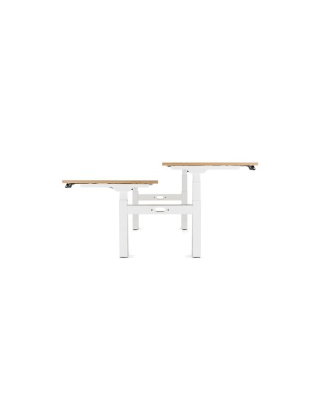 MESA ROCADA DOBLE REG. ALTURA ELECTRICAMENTE 160X163 CM REG.BL./ HAYA