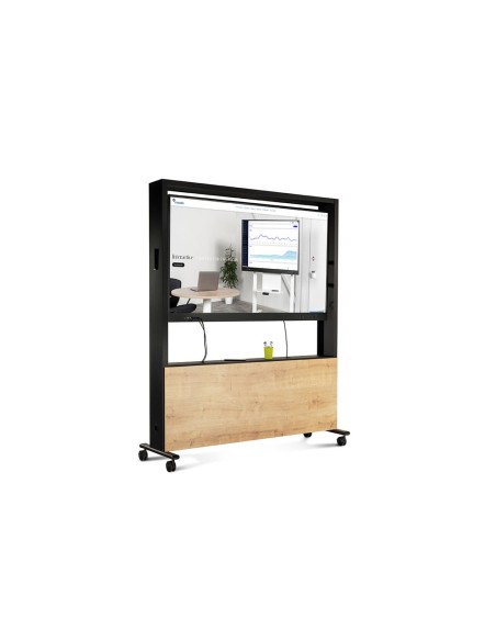 SOPORTE MOVIL ROCADA MONITORES INTERACT 65" TUBO ACERO 4 RUEDAS FRENO SOPORTE MOVIL ROCADA MONITORES INTERACT 65" TUBO ACERO 4 RUEDAS FRENO