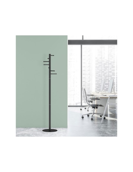 PERCHERO MAUL CAURUS 7 COLGADORES NG.350X350X1770MM