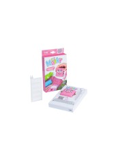 SELLO MARCADOR ROPA MARKY INF.ROSA TINTA KIT ETIQ.CINTA TERMOADHESIVA
