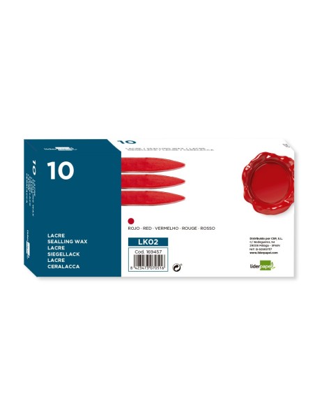 LACRE  RJ. CAJA 10 BARRAS