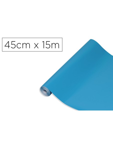 ROLLO ADH.D-C-FIX CIAN ANCHO 45 CM LARGO 15MT. ROLLO ADH.D-C-FIX CIAN ANCHO 45 CM LARGO 15MT.