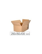 CAJA EMBALAR Q-CON.AMERICANA CARTON C.SIMPLE 5MM KRAFT 250X150X100MM 2
