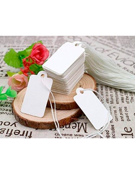 ETIQUETAS COLGANTES Q-CON.21X35MM CAJA 500 UD.