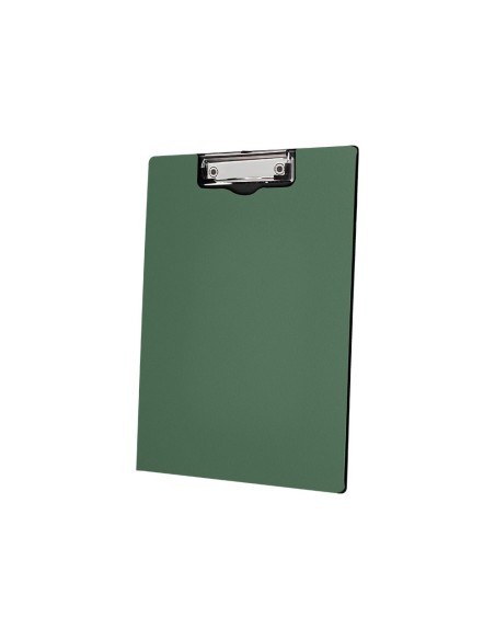 CARPETA Q-CON.MINICLIP SUP. A4 PLAST.50% RECICL VE.OLIVA GROSOR 2,1MM