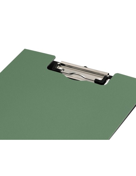 CARPETA Q-CON.MINICLIP SUP. A4 PLAST.50% RECICL VE.OLIVA GROSOR 2,1MM