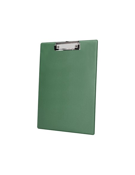 PORTANOTAS Q-CON.PLASTICO 50% RECICLADO A4 VE. OLIVA GROSOR 2,1MM