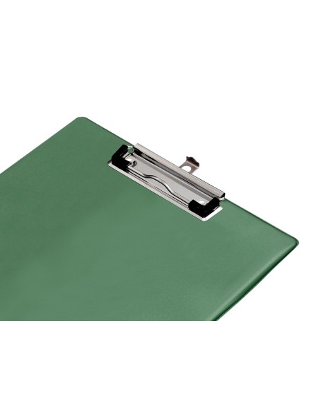 PORTANOTAS Q-CON.PLASTICO 50% RECICLADO A4 VE. OLIVA GROSOR 2,1MM