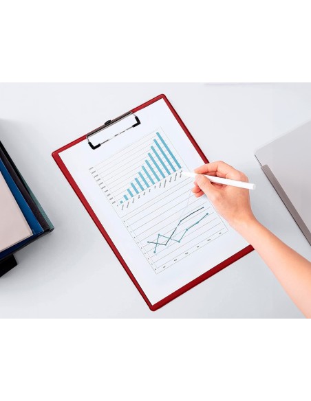 PORTANOTAS Q-CON.PLASTICO 50% RECICLADO A4 RJ. GROSOR 2,1MM