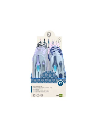 COMPAS  LOCK DEVICE ADAPTADOR UNIV TUBO MINAS EXPOSITOR 12 UD.SURT.