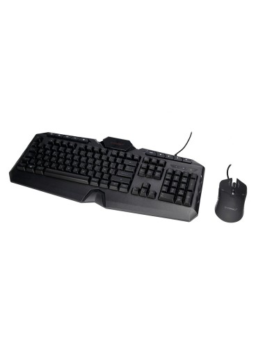 SET TECLADO RATON Q-CON.CABLE E ILUMINACION LED NG.