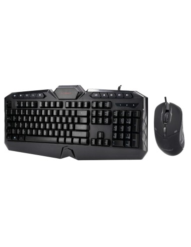 SET TECLADO RATON Q-CON.CABLE E ILUMINACION LED NG.