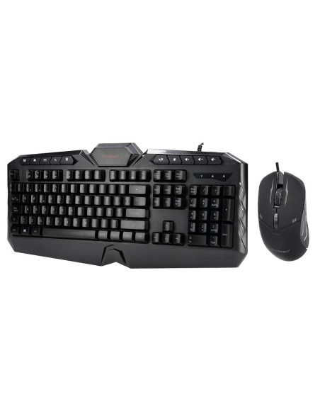 SET TECLADO RATON Q-CON.CABLE E ILUMINACION LED NG.