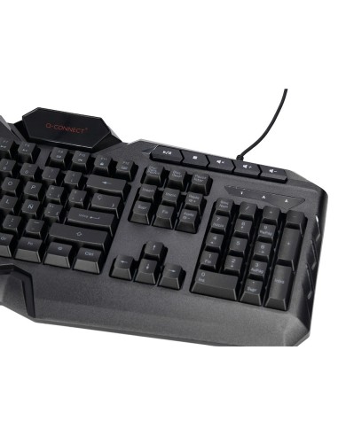SET TECLADO RATON Q-CON.CABLE E ILUMINACION LED NG.