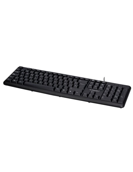 TECLADO Q-CON.CABLE 1,35MT.NG.