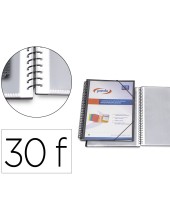 CARPETA PARDO ESCAPARATE ESP.30 FUNDAS FL. PERSO.NG.