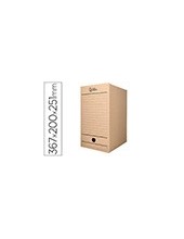CAJA ARCH DEF FL. DOBLE ANCHO RECICL 400G 200MM KRAFT 367X200X251MM 2