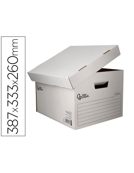 CAJON CONTENEDOR CARTON 3 CJ ARCH.DEF. FL. 4 ARCH A-Z 387X333X260MM CAJON CONTENEDOR CARTON 3 CJ ARCH.DEF. FL. 4 ARCH A-Z 387X333X260MM