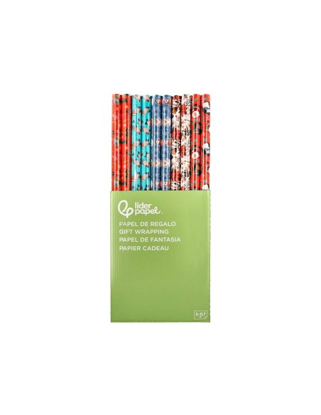 PAPEL REGALO NAVIDAD ROLLO ANCHO 70 CM 2MT.60GR.DISEÑOS SURT.C-2024 PAPEL REGALO NAVIDAD ROLLO ANCHO 70 CM 2MT.60GR.DISEÑOS SURT.C-2024