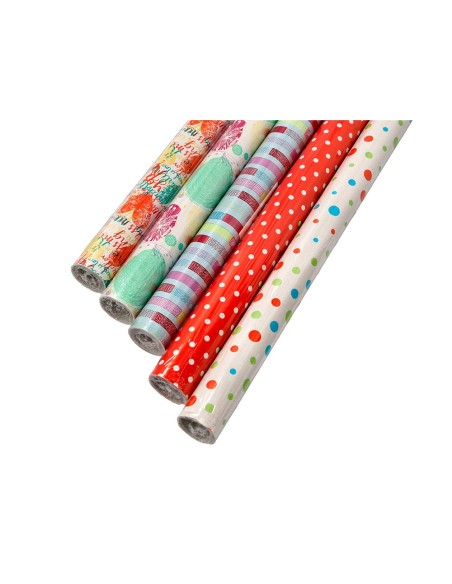PAPEL REGALO TODO AÑO ROLLO ANCHO 70CM 60GR.DISEÑOS SURT.C-2024 PAPEL REGALO TODO AÑO ROLLO ANCHO 70CM 60GR.DISEÑOS SURT.C-2024