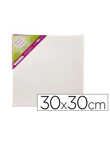 BASTIDOR LIENZO GRAPADO TRASERO ALGODON 100% 30X30 CM BASTIDOR LIENZO GRAPADO TRASERO ALGODON 100% 30X30 CM