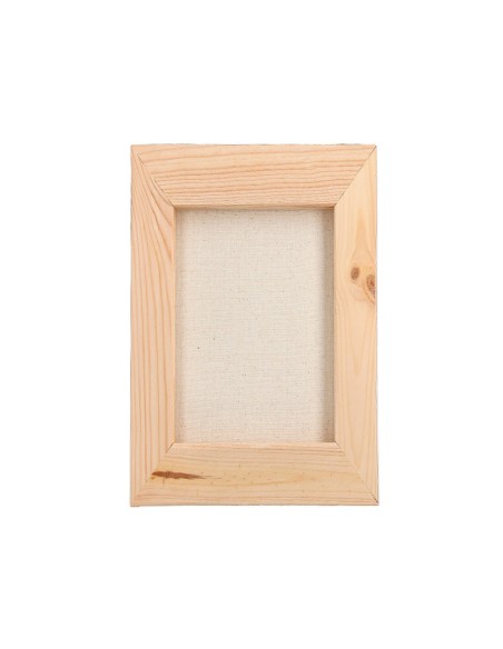 BASTIDOR  LIENZO GRAPADO TRASERO ALGODON 100% 22X16 CM