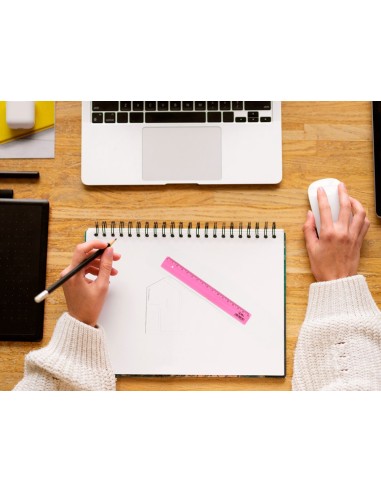 REGLA  PLAST.16 CM CUBILETE 100 UD.SURT.