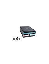 FICHERO CAJONES EXACOMPTA SKANDI A4+ PP. RECICLADO 3 CAJONES SURT. 2