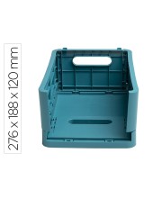 CAJA PLEGAB EXACOMPTA MIDISKANDI PP. RECICL AZ.PACIFICO 276X188X120MM