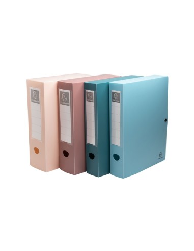 CARPETA PROY. EXACOMPTA SKANDI PP. A4 LOMO 60MM CIERRE PRESION COL.