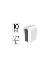 DESTRUCTORA DOC FELLOWES LX65 10H SEG. P4 DESTRUYE GRAPAS CLIPS TJ. 2