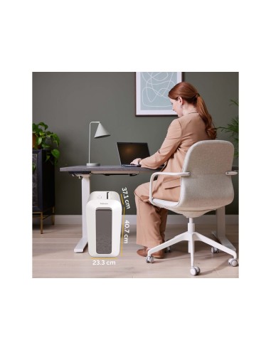 DESTRUCTORA DOC FELLOWES LX65 10H SEG. P4 DESTRUYE GRAPAS CLIPS TJ.