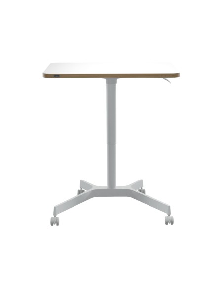 MESA LEITZ ERGO REG.EN ALTURA NEUMATICA TABLERO 80X60 CM 4 RUEDAS BL.