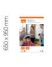 BLOC CONGRESO NOBO PAPEL RECICL CUAD/LISO 650X950MM 50H. 60GR 2UD.