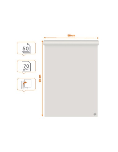 BLOC CONGRESO NOBO PAPEL RECICL CUAD/LISO 580X810MM 50H. 70GR 2 UD. BLOC CONGRESO NOBO PAPEL RECICL CUAD/LISO 580X810MM 50H. 70GR 2 UD.