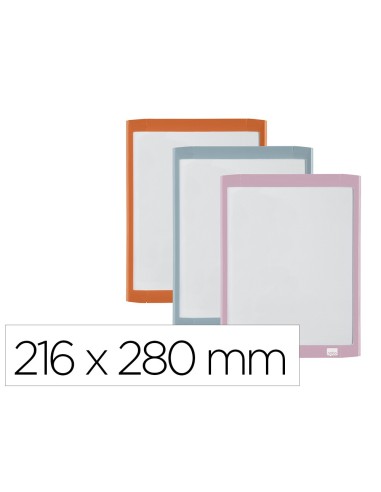 PIZARRA BL.NOBO MAG BORRADOR IMAN ROT. MARCO PASTEL SURT.216X280MM