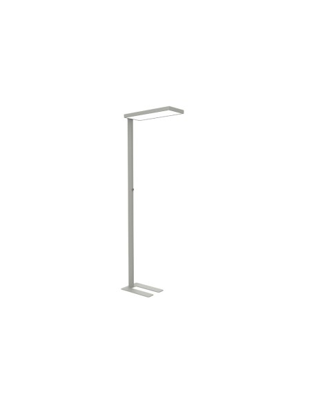 LAMPARA PIE MAUL LED JURA AL.COLOR PLATA 1200X500X120MM LAMPARA PIE MAUL LED JURA AL.COLOR PLATA 1200X500X120MM