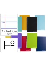 CUADERNO ESP. FL. WITTY T.DURA 80H 75GR RAYADO MONTES.5MM SURT.