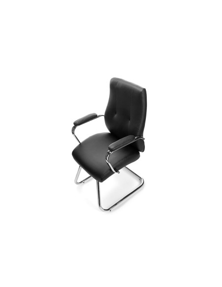 SILLA RD CONFIDENTE BRAZOS FIJOS EST.CROMADA TAPIZADO SIMILPIEL NG. SILLA RD CONFIDENTE BRAZOS FIJOS EST.CROMADA TAPIZADO SIMILPIEL NG.