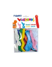 GLOBO 100% LATEX BIODEGRADABLE FORMA FIGURAS SURT.BLISTER 10 UD.