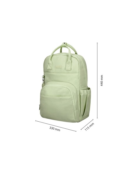 MOCHILA ANTARTIK GLOW BAGS ACOLCHADO PORT 15" VE. 25 L 440X150X310MM