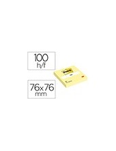 BLOC NOTAS ADH. QUITA PON POST-IT 76X76MM 100H. AM. RETRAC INDIVI. 2