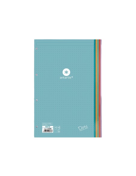 RECAMBIO ANTARTIK A4 100H. 90G/M2 PUNTOS DOTS4 TAL.B.DE 5 COL.
