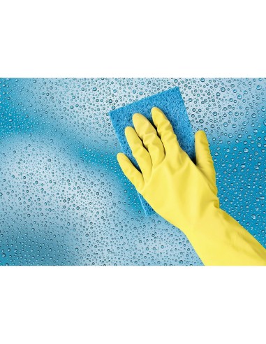 GUANTES LATEX SATINADOS RELIEVE ANTI DESLIZANTE SIN POLVO MTALLA MED.