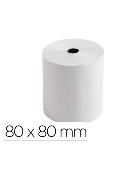 ROLLO SUMADORA EXACOMPTA TERMICO 80X80MM 48 G/M2 SIN BPA ROLLO SUMADORA EXACOMPTA TERMICO 80X80MM 48 G/M2 SIN BPA