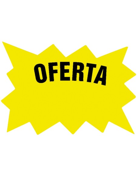 CARTEL CART. ETIQUETAS MARCAPRECIOS 110X80MM AM.FL. 50UD.