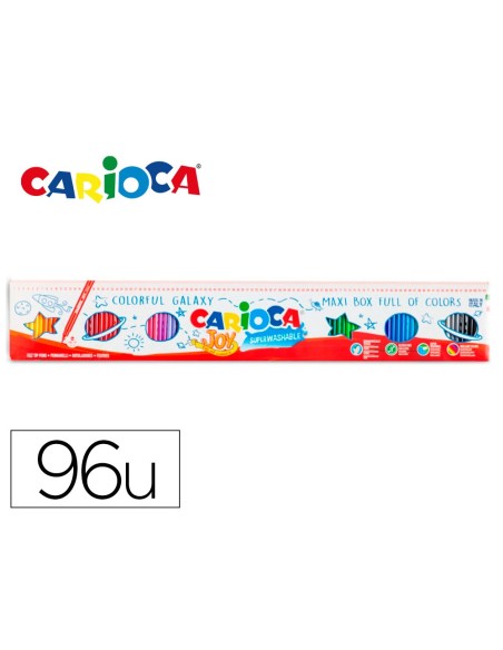 ROTULADOR CARIOCA JOY METRO CAJA 96 UD.SURT. ROTULADOR CARIOCA JOY METRO CAJA 96 UD.SURT.